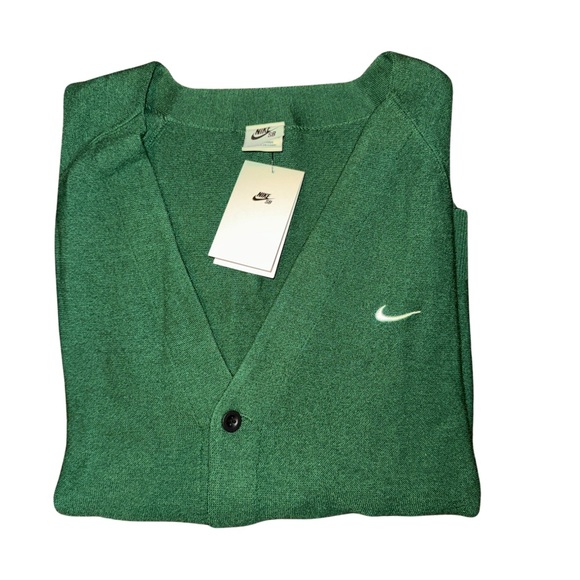 Nike SB Wool Cardigan in George Green DQ6306-341 - Picture 12 of 16